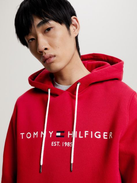 Polerón Hoodie Est 1985 Logo Rojo Tommy Hilfiger-3