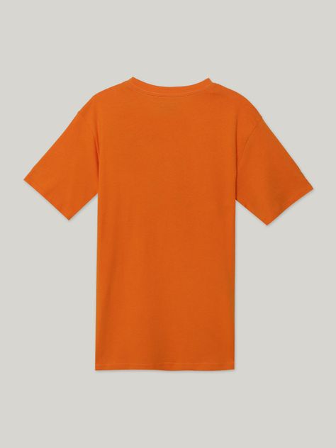 Polera De Niño Script Con Logo Naranjo Tommy Hilfiger-1