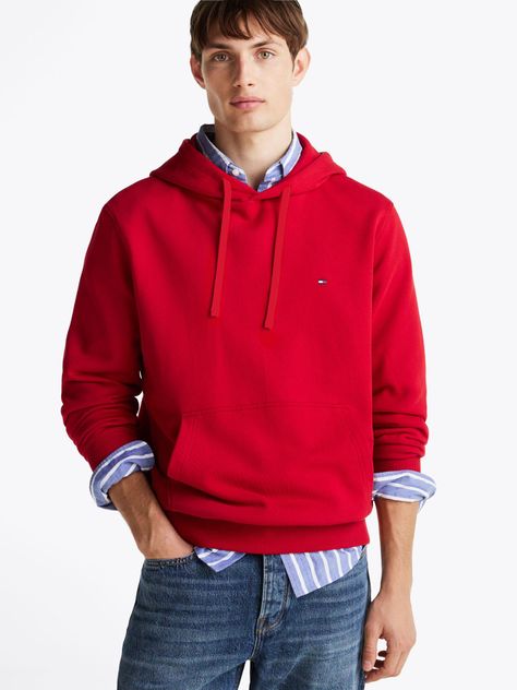 Polerón Hoodie Logo Bordado XLD Rojo Tommy Hilfiger-0