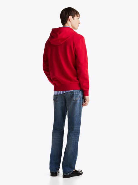 Polerón Hoodie Logo Bordado XLD Rojo Tommy Hilfiger-2