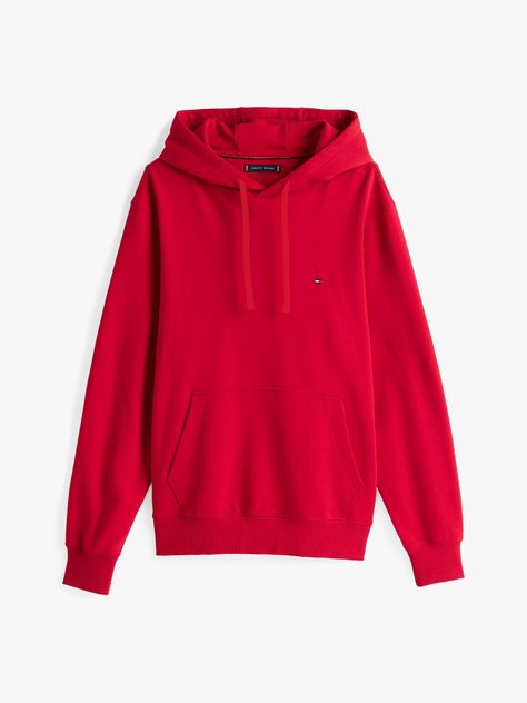 Polerón Hoodie Logo Bordado XLD Rojo Tommy Hilfiger-4