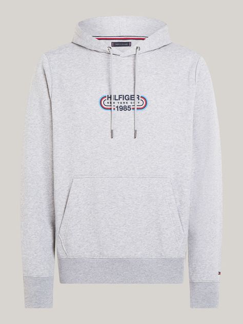 Polerón Hoodie Logo Sport Gráfico Gris Tommy Hilfiger-4