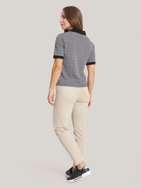 Polo Diseño Monogram Regular Fit Azul Tommy Hilfiger-2