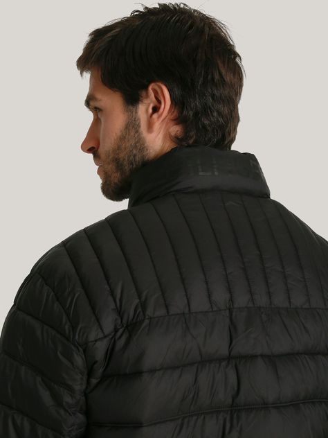 Parka Weight Quilted Negro Tommy Hilfiger-3