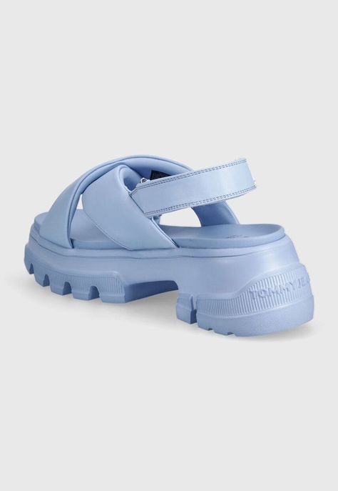 Sandalia Chunky City Celeste Tommy Hilfiger-3