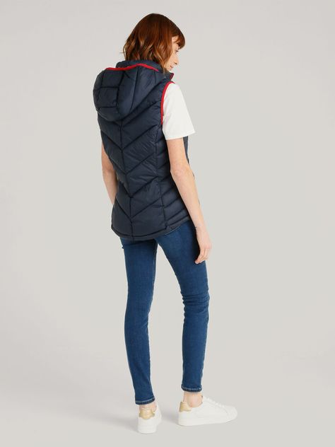 Parka Vest Light Weight Solid Azul Tommy Hilfiger-2