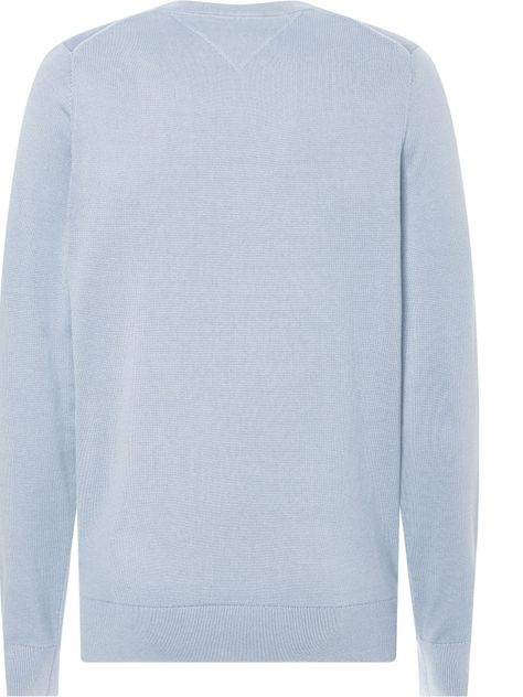 Sweater Básico Signature C-Neck Celeste Tommy Hilfiger-1