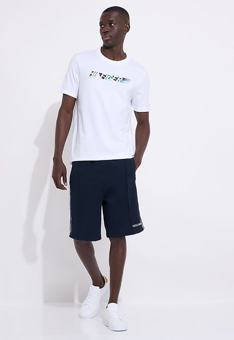 Polera Con Logo Multicolor Blanco Tommy Hilfiger-1