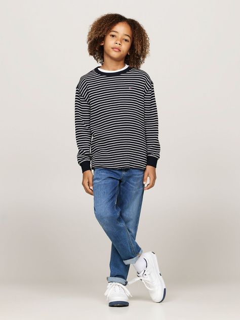 Polera Flag Mini Logo Azul Tommy Hilfiger-1