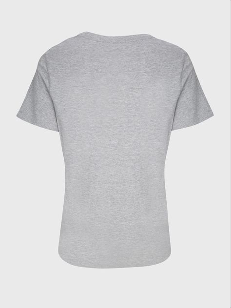 Polera Classics Flag Tonal Logo Gris Tommy Hilfiger-1