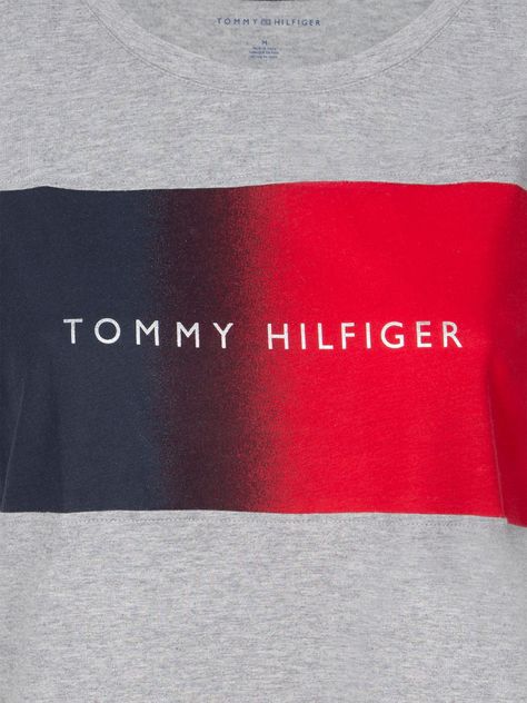 Polera Classics Flag Tonal Logo Gris Tommy Hilfiger-2