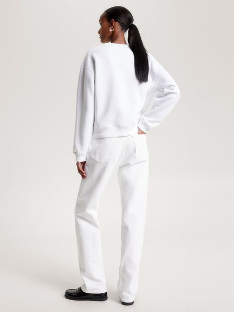 Polerón Modern Con Logo Blanco Tommy Hilfiger-2