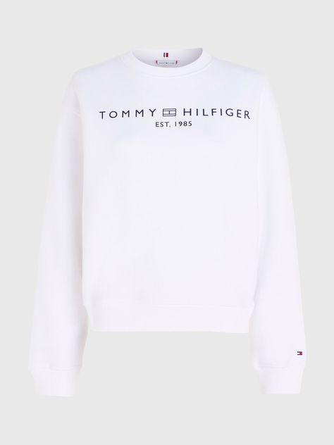 Polerón Modern Con Logo Blanco Tommy Hilfiger-4