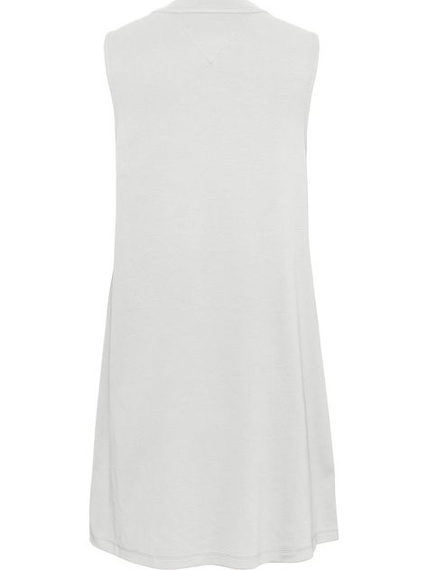 Vestido Sin Mangas Logo De Parche Blanco Tommy Hilfiger-1