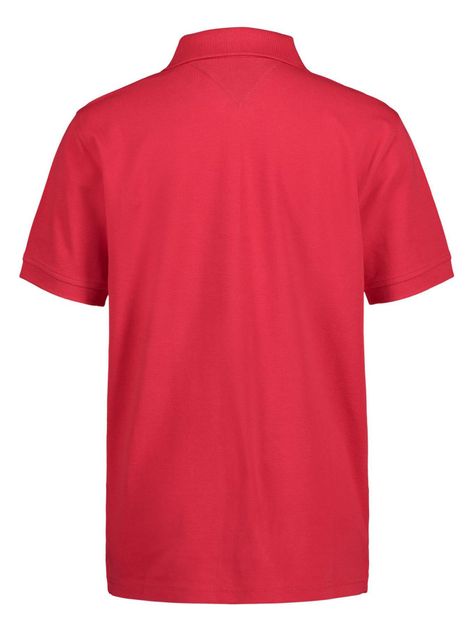 Polo Solid Global Logo Rojo Tommy Hilfiger-1