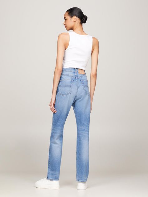 Jeans Julie Straight Talle Superalto Azul Tommy Jeans-2