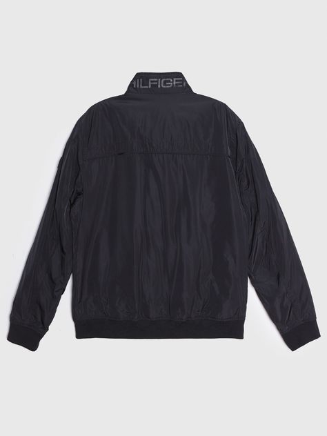 Chaqueta Bomber Golf Con Logo Negro Tommy Hilfiger-1