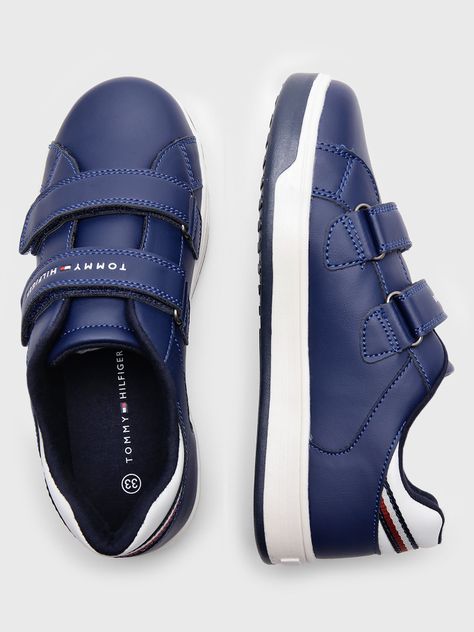 Zapatillas Con Velcro Solid Azul Tommy Hilfiger-1