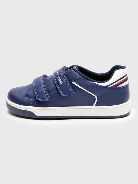 Zapatillas Con Velcro Solid Azul Tommy Hilfiger-2