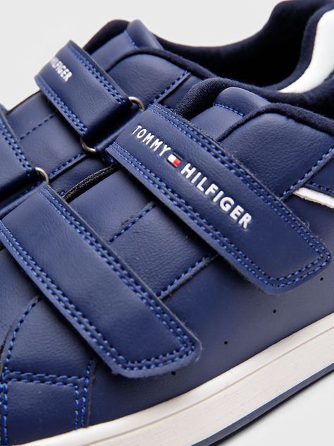Zapatillas Con Velcro Solid Azul Tommy Hilfiger-4
