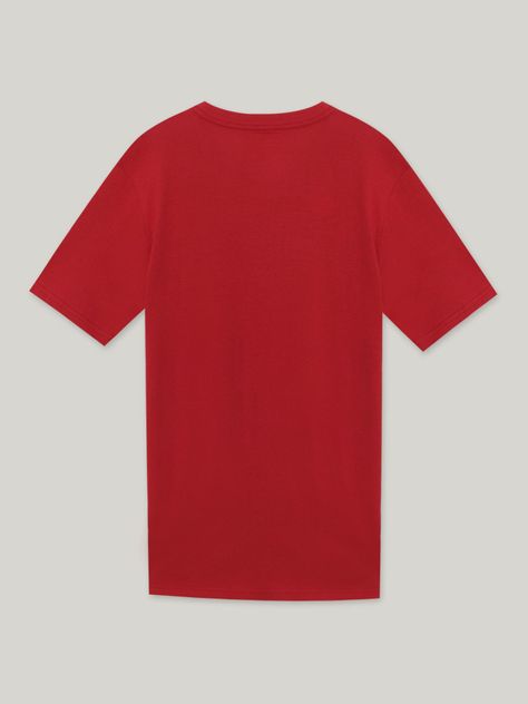Polera De Niño C-Neck Con Logo Rojo Tommy Hilfiger-1