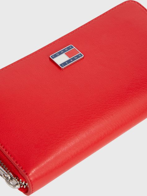 Billetera Pillow Con Cierre Rojo Tommy Jeans-3