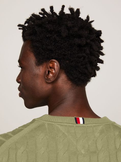 Sweater Classics Trenzado Verde Tommy Hilfiger-3
