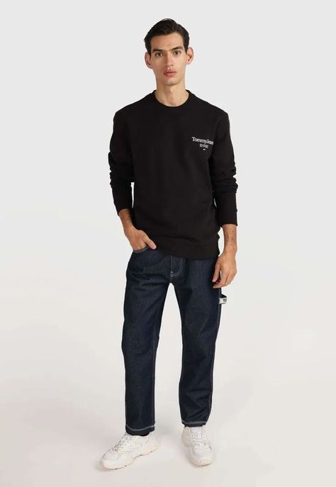 Polerón Logo Entry Graphic Negro Tommy Jeans-0
