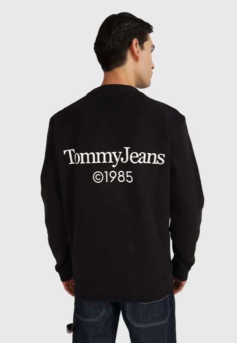 Polerón Logo Entry Graphic Negro Tommy Jeans-3