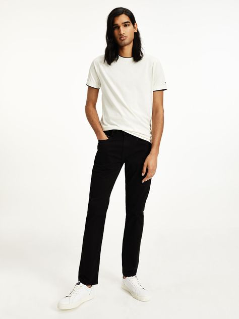 Jeans Denton Straight Negro Tommy Hilfiger A2-0