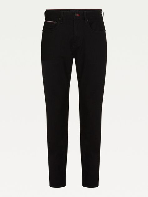 Jeans Denton Straight Negro Tommy Hilfiger A2-3