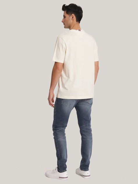 Polera Con Logo Multicolor Beige Tommy Hilfiger-2