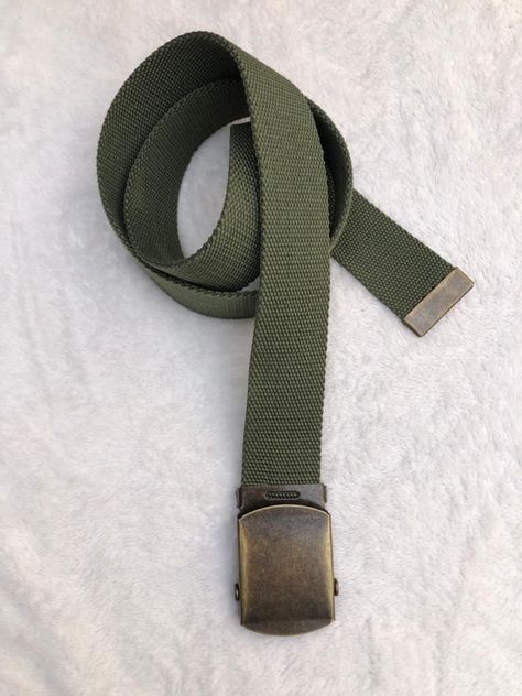 CINTURON LONA VERDE UA-KIPA-0