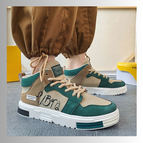 Zapatilla Urbana LQ Man Hombre Verde-1