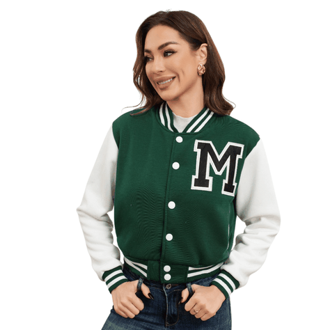 Chaqueta Poleron Universitario Mujer Madrid-1