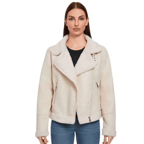 Chaqueta Ecocuero Aviadora Mujer Georgia-0