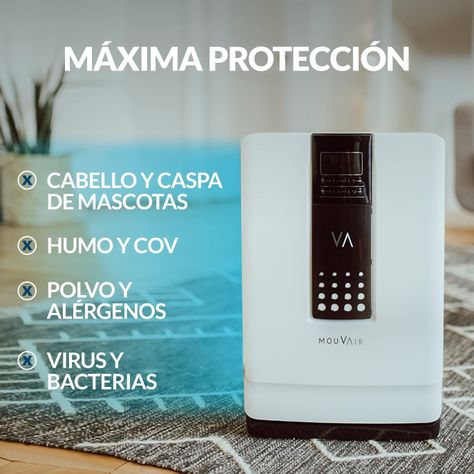 Purificador de Aire Mouvair Zen con HEPA H13-2