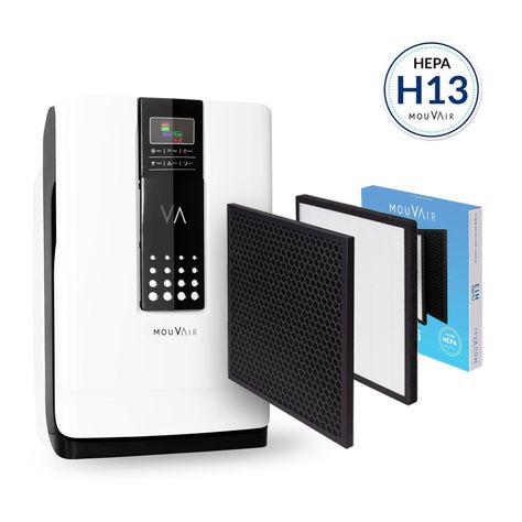 Purificador de Aire Mouvair Zen + Filtros HEPA H13-0