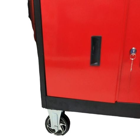 Gabinete Porta Herramientas Negro/Rojo-2