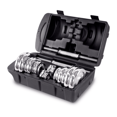 Set De Mancuernas 30 Kg Con Maleta Portátil-0