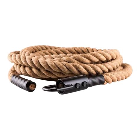 Cuerda de trepar 6 mts Yute natural  -0