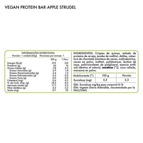 Caja 16 barritas veganas Rice apple strudel 60 grs-1
