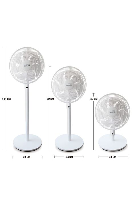 Ventilador silencioso con control remoto de pie VP-88 Sumo-4