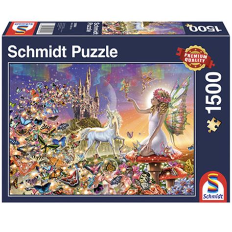Puzzle 1.500 piezas Hadas magicas-0
