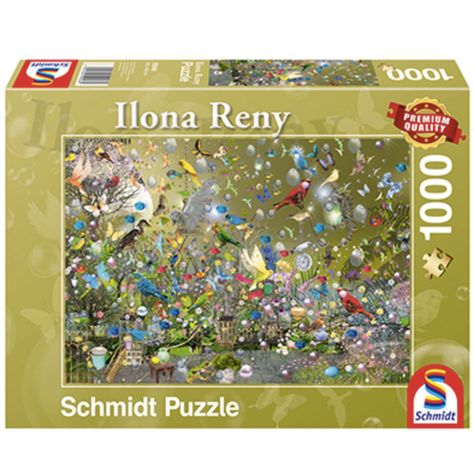 Puzzle 1.000 piezas Selva de loros-0