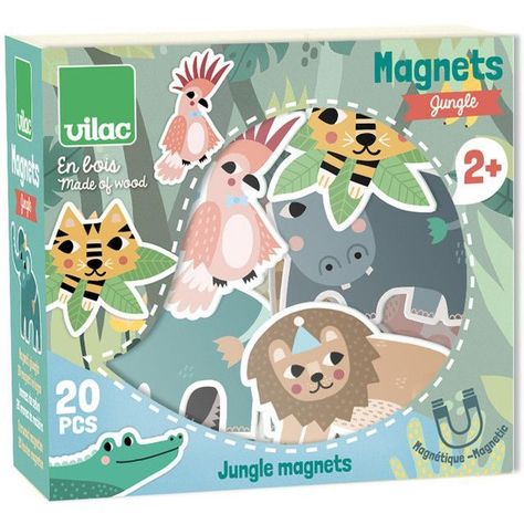 Juguete Madera Magneticos Jungla-1