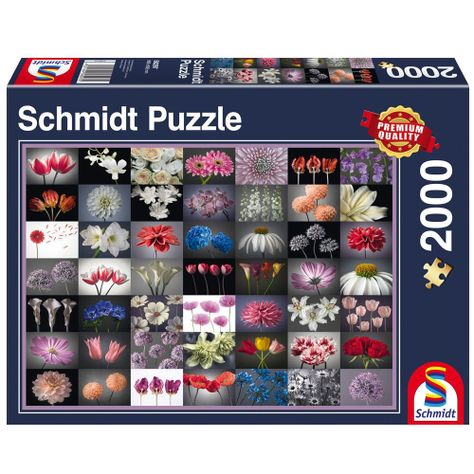 Puzzle 2.000 piezas Flores-0