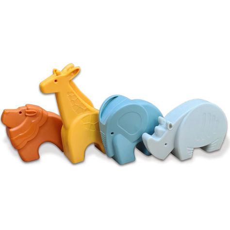 Juguete musical Animales con sonido savana set 4-1