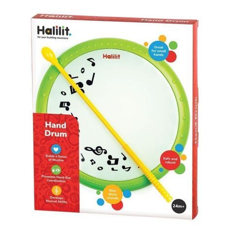 Instrumento Musical Tambor con Notas Hand Drum Halilit-0