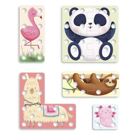 Puzzle Lazos Animales Quercetti-1